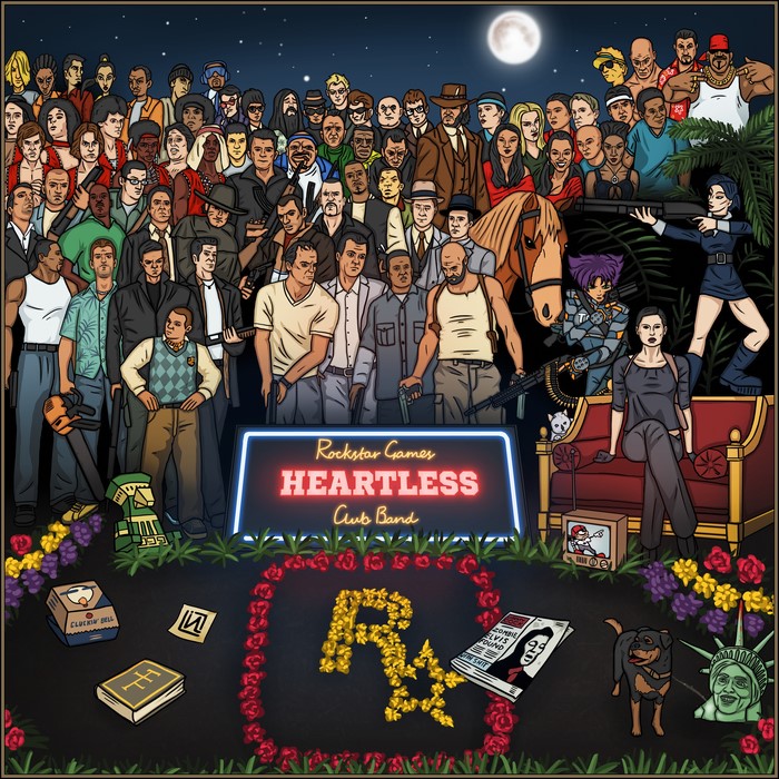 GTA Characters Assemble in Rockstar Games Tribute 4K