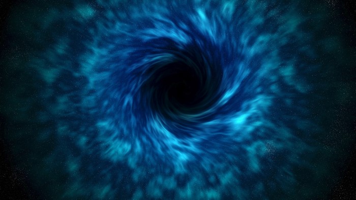 Black hole in deep space