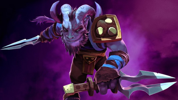 Riki from DOTA 2 with daggers