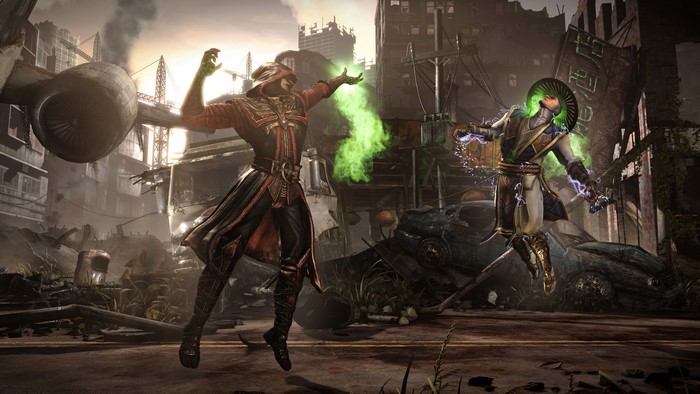 4K Mortal Kombat Battle Featuring Ermac and Raiden