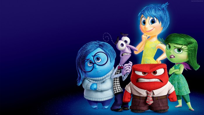 Inside Out (2015 film) characters: Joy, Sadness, Fear, Anger, Disgust