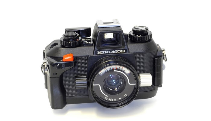 Nikonos V-A underwater camera