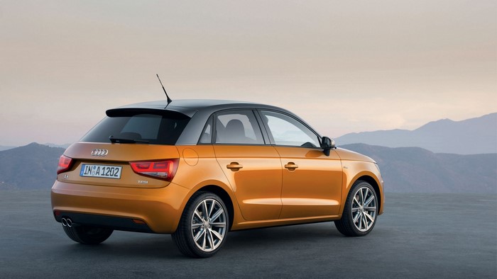 Audi A1 TFSI from the back