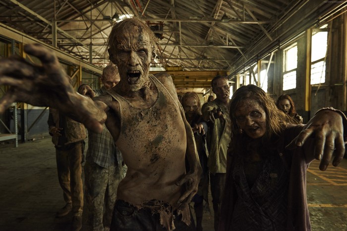 Zombies from The Walking Dead TV series