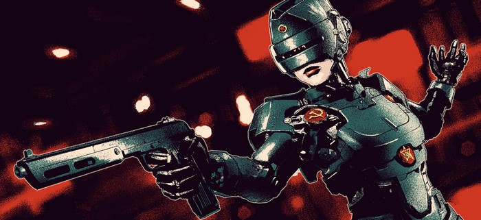 Soviet Inspired RoboCop with Pistol
