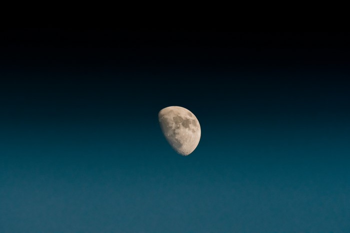 The Moon in the Night Sky