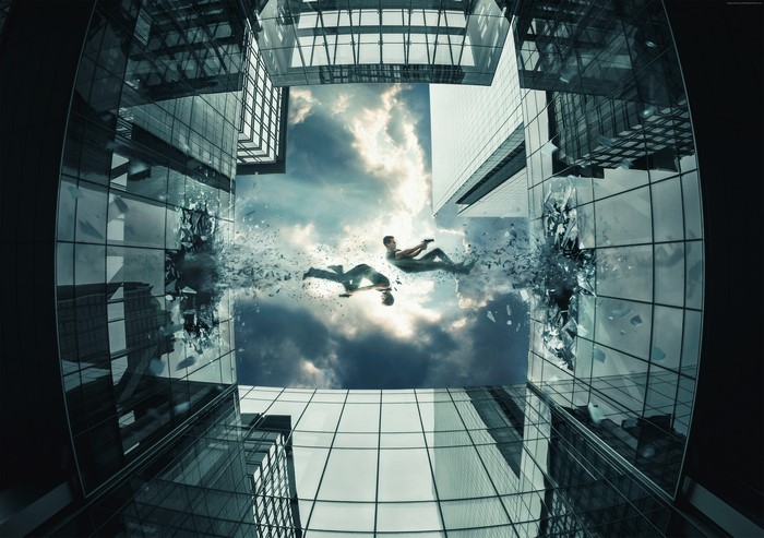 The Divergent Series: Insurgent men with pistols
