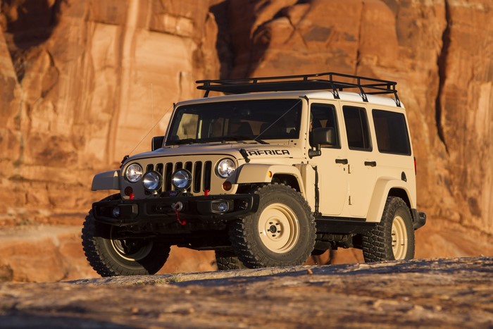 Jeep Wrangler Africa Concept off-roading