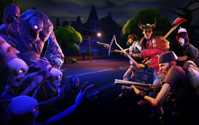 Fortnite Monsters vs Survivors 4K