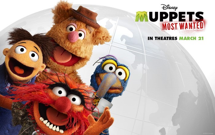Muppets Most Wanted Movie Poster with Characters