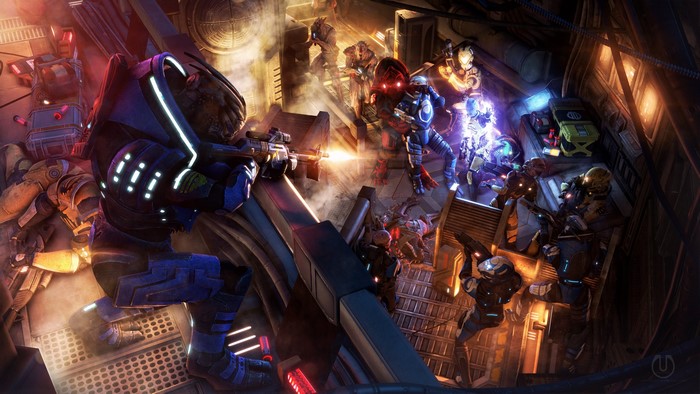 4K Mass Effect Battles Warriors Armor