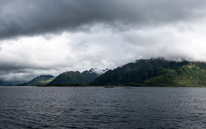 Mountains and Sea in Senja, Norway
