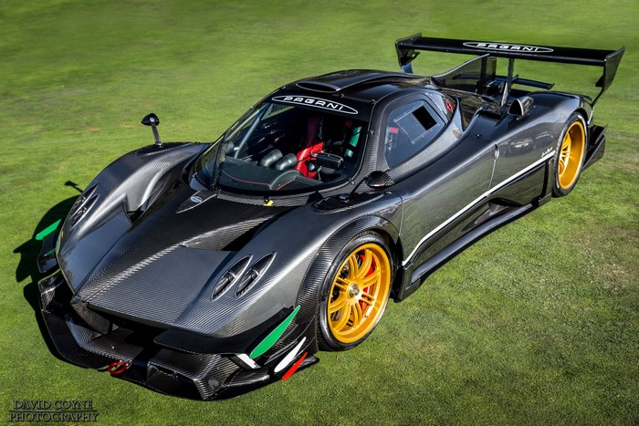 Pagani Zonda Revolucion on grass