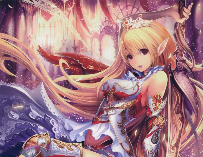 Elf Princess from Shingeki no Bahamut