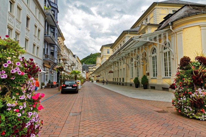 Street in Bad Ems, Germany