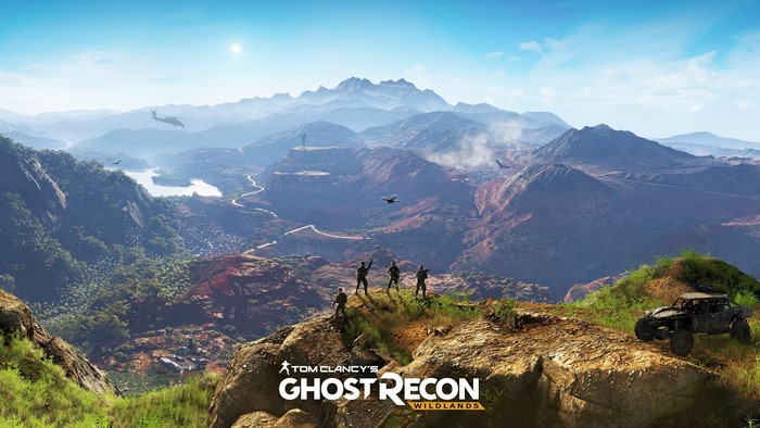 4K Tom Clancy's Ghost Recon Wildlands Soldiers in Mountains