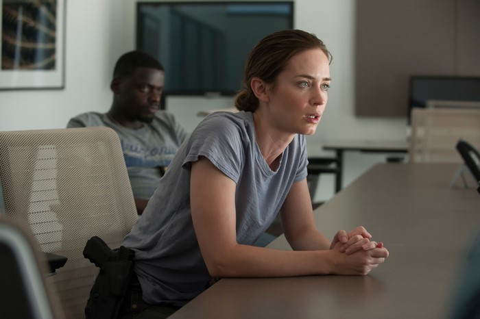 Emily Blunt and Daniel Kaluuya from Sicario