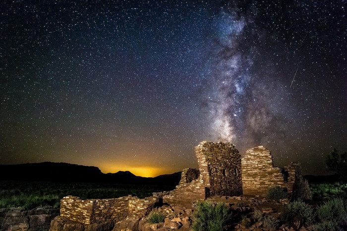 Ancient Ruins Under the Milky Way