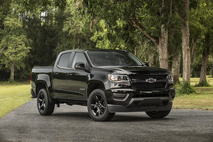Black Chevrolet Colorado LT Midnight Crew Cab Truck