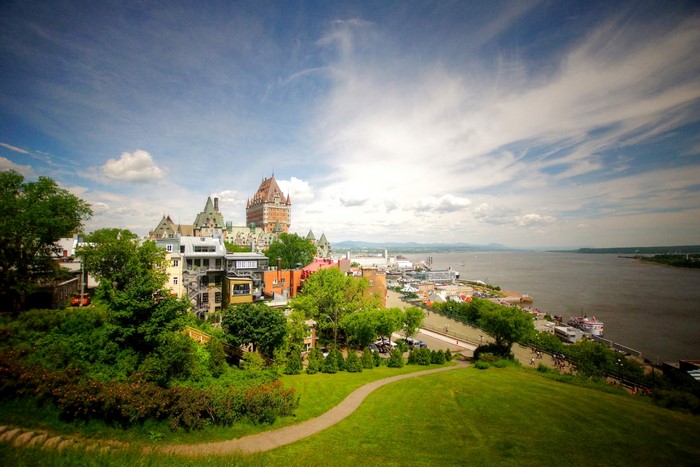 Fairmont Le Château Frontenac and Quebec City skyline