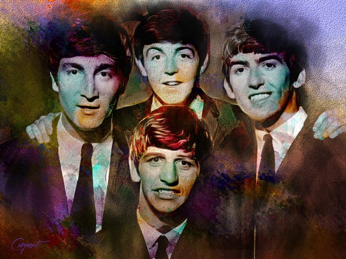 The Beatles: John Lennon, Paul McCartney, George Harrison, Ringo Starr