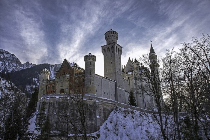 Neuschwanstein Castle in Bavaria, Germany