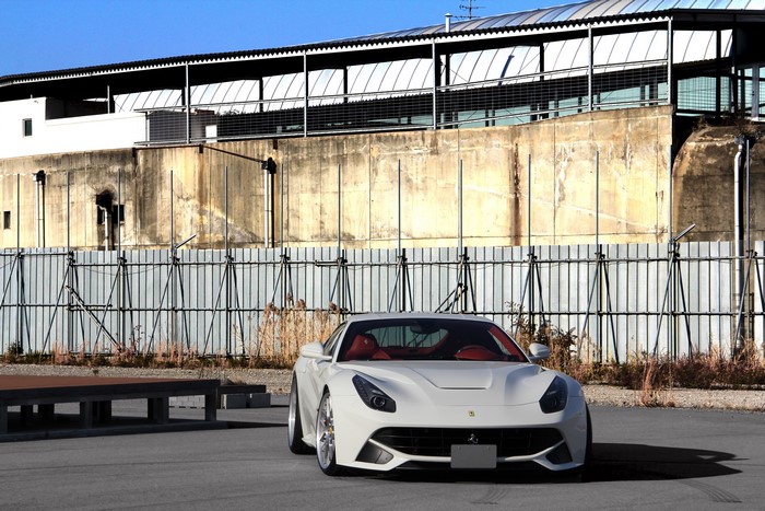 White Ferrari F12berlinetta