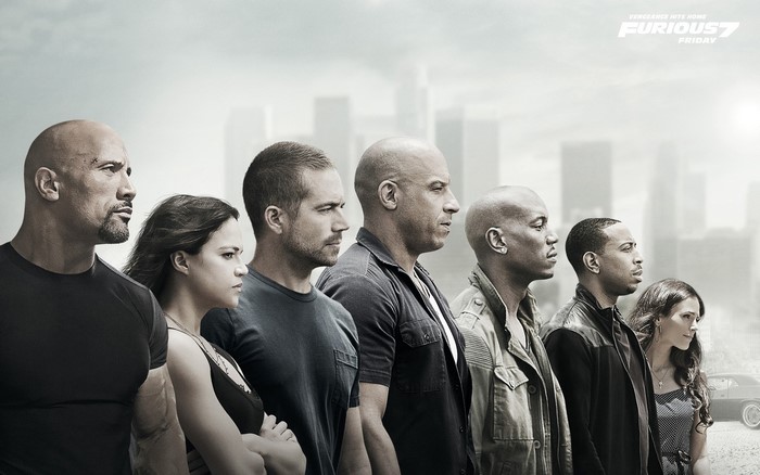 Furious 7 Cast: Vin Diesel, Paul Walker, Dwayne Johnson