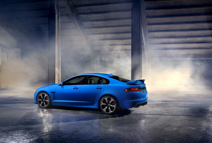 2013 Jaguar XFR-S Sedan in Light Blue