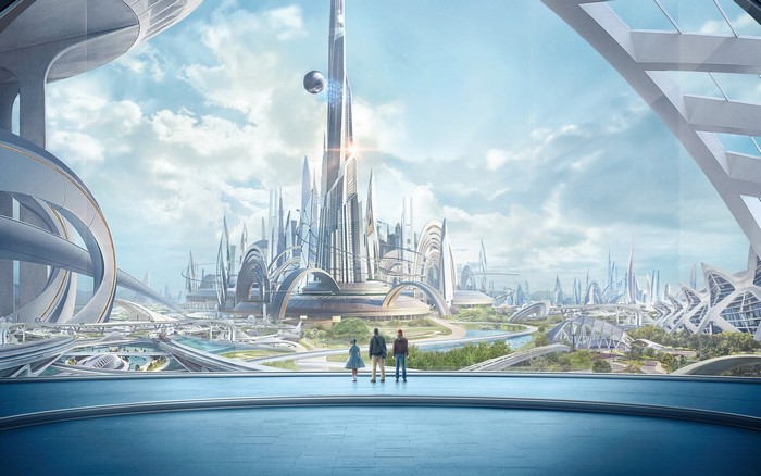 Tomorrowland 2015 futuristic city