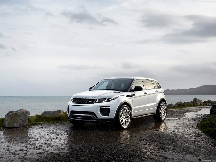 2016 Range Rover Evoque on a Coast