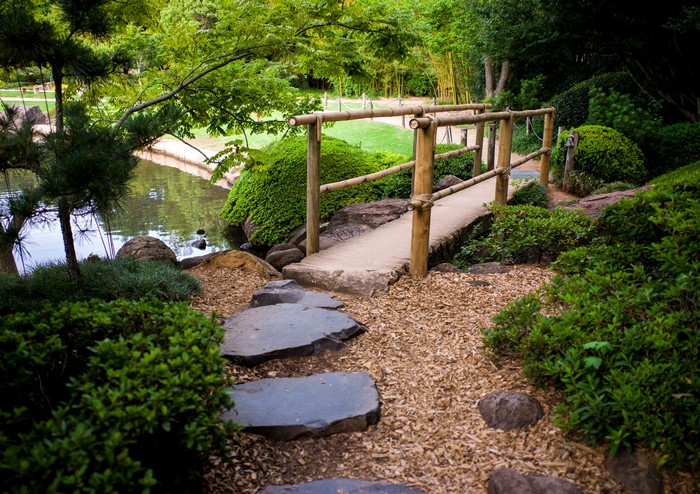 Japanese Garden Bridge in Toowoomba, Australia
