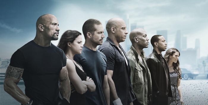 Furious 7 Cast: Dwayne Johnson, Vin Diesel, Paul Walker, Michelle Rodriguez, Jordana Brewster