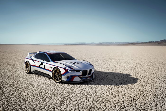 BMW 3.0 CSL Hommage R concept car in desert