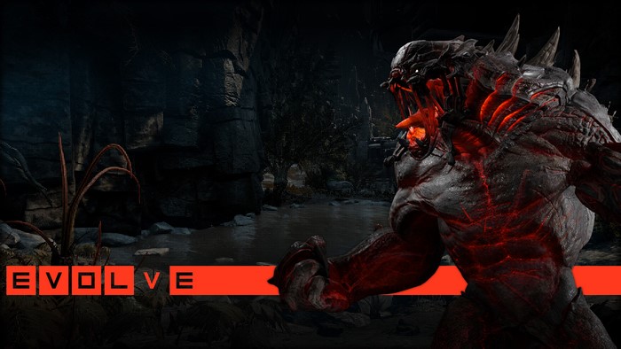 4K Evolve game monster in a cave