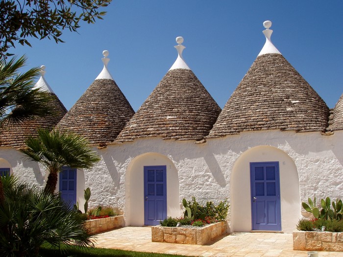 Trulli houses in Alberobello, Italy