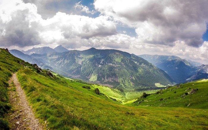 4K Mount Kasprowy Wierch Tatras Poland Mountains Trail