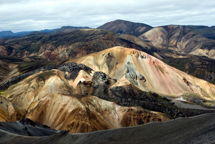 Colorful Rhyolite Mountains in Iceland