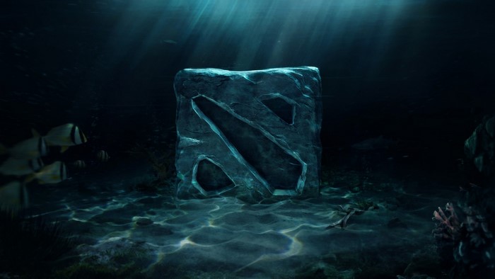 DOTA 2 Logo Emblem Underwater