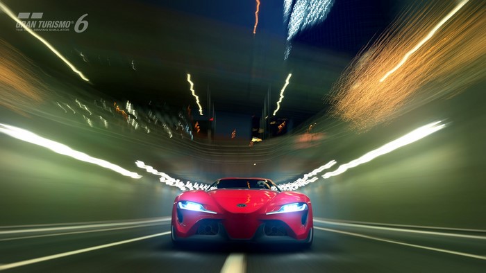 Red Toyota FT-1 Gran Turismo 6