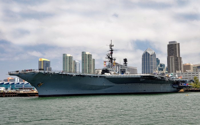 USS Midway Aircraft Carrier in San Diego, California