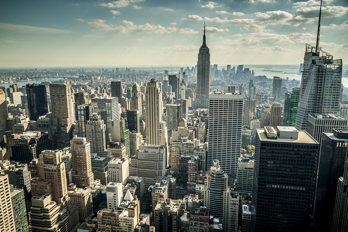 New York City Skyline with Empire State Building