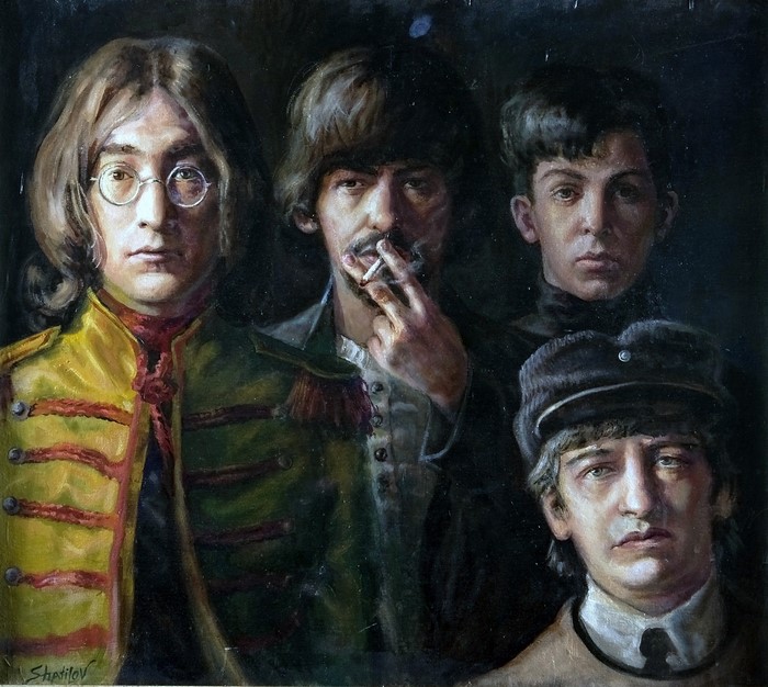 Lennon McCartney Harrison and Starr The Beatles John