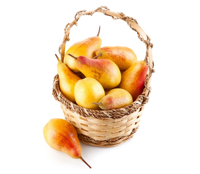5K 6K Pears Fruit Wicker basket