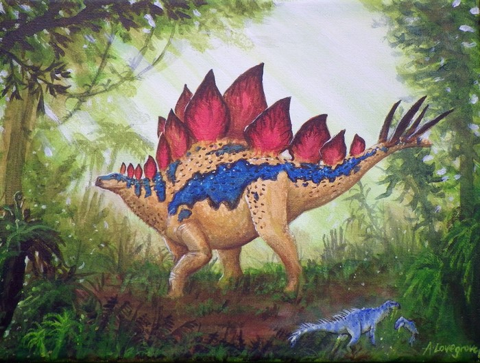 Stegosaurus Ancient animals Dinosaurs Pictorial art Alexander Lovegrove