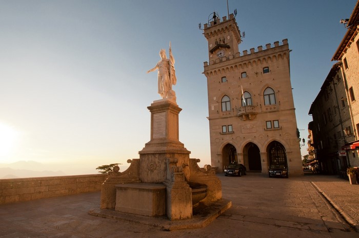 Houses Monuments Republic of San Marino Fortress Street