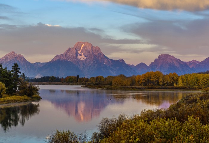 Grand Teton National Park Wyoming Mountains Lake Scenery