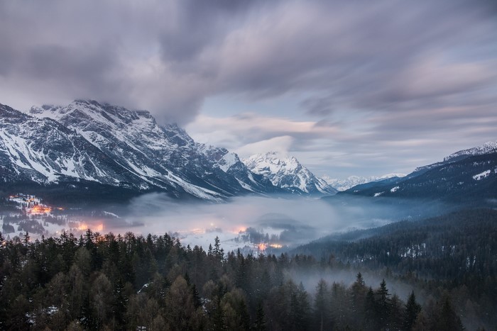 Boite Valley Cortina d'Ampezzo Dolomites Italy Mountains Forest