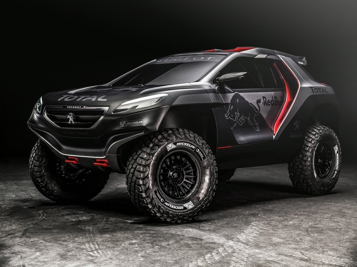 Peugeot 2008 DKR rally car