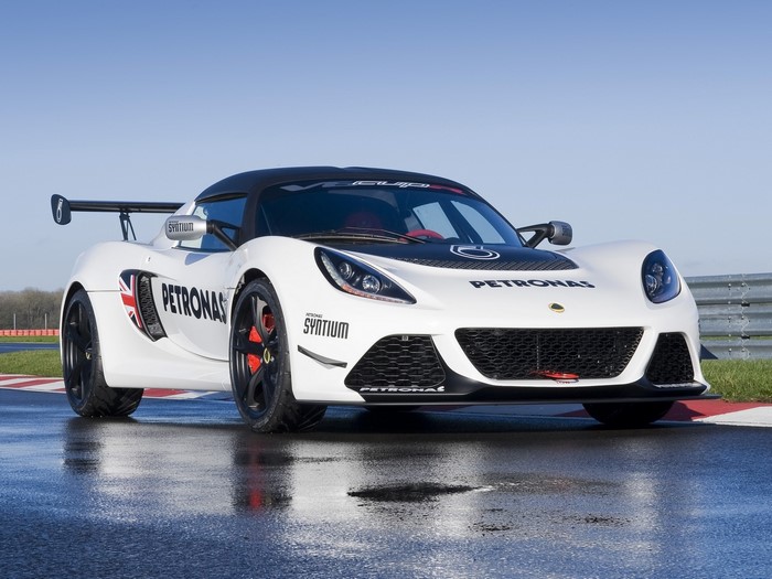 White Lotus Exige V6 Cup R with Petronas livery